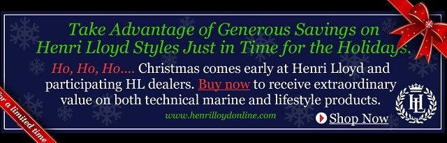 Henri-Lloyd Holiday Savings on Sailing Gear!