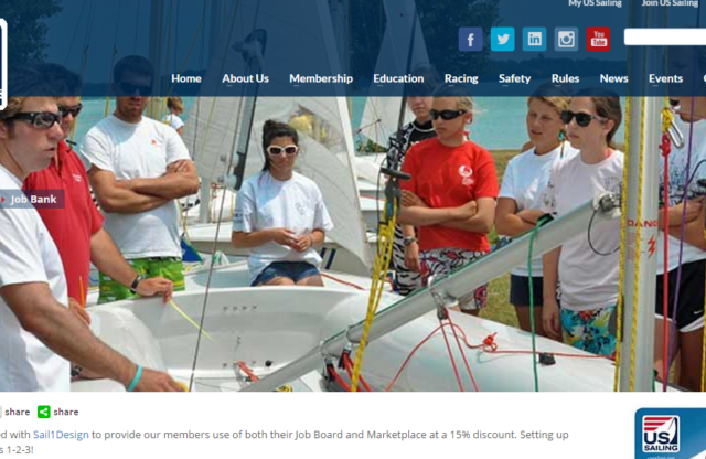 Sail1Design & US Sailing Form Partnership