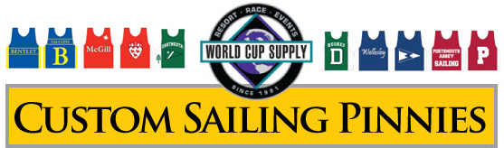 Sailing Pinnies from World Cup Supply