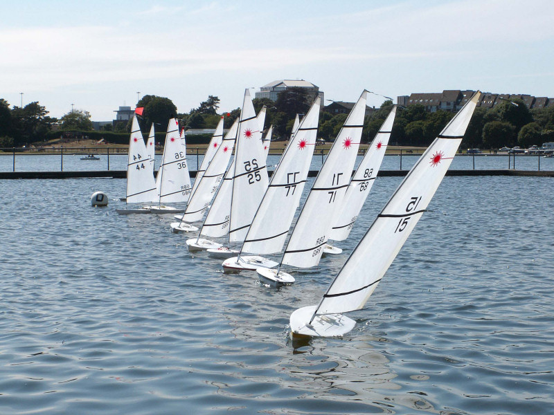 remote control laser sailboat