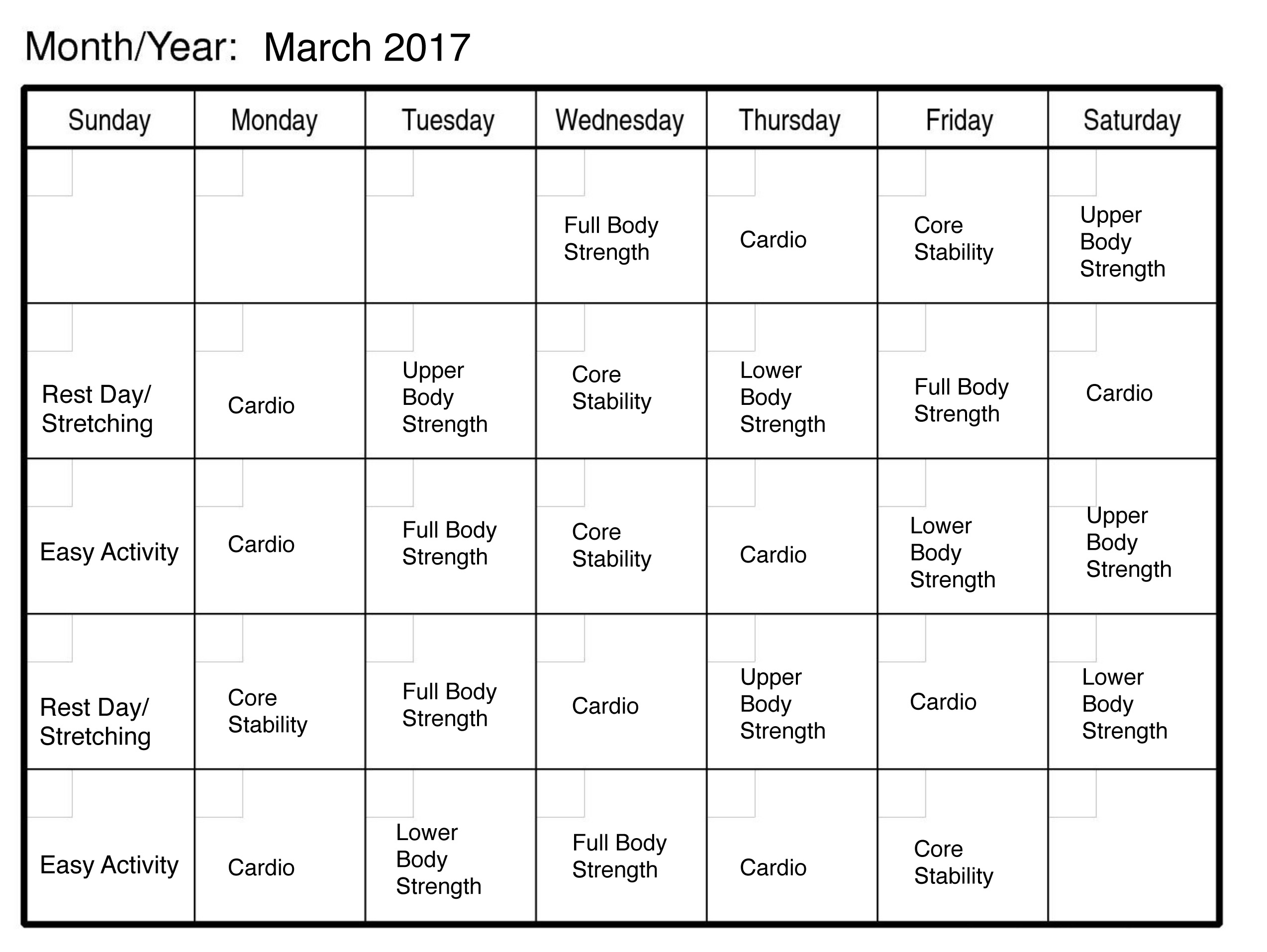 Leg Strength: 30 Day Squat Challenge - Sail1Design